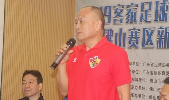 前国家足球队队长、广东明星足球俱乐部理事长王惠良