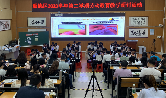 顺德区组织开展劳动教育教学研讨活动