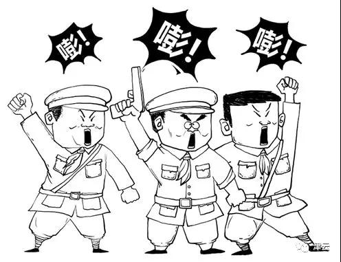 8月1日,红色的旗帜,红色的灯光,红色的领巾,南昌成了红色的海洋!