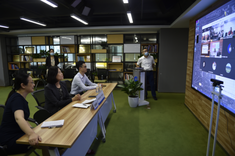 云签约仪式上,建行撮合中马企业跨境交易逾10亿美元,图为广州分会场