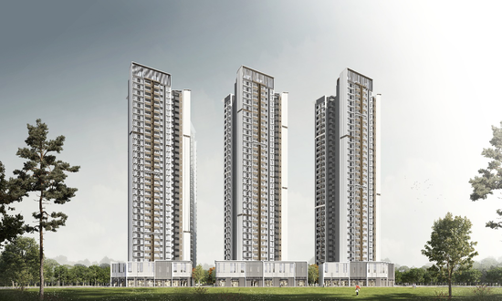 实地·惠州蔷薇国际建筑效果图