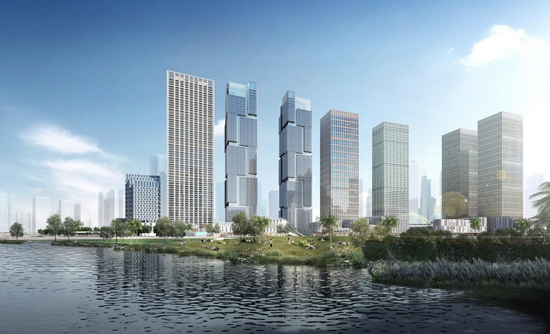 深铁前海国际枢纽中心效果图，来源：深铁置业