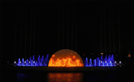 丹灶仙湖水舞声光秀