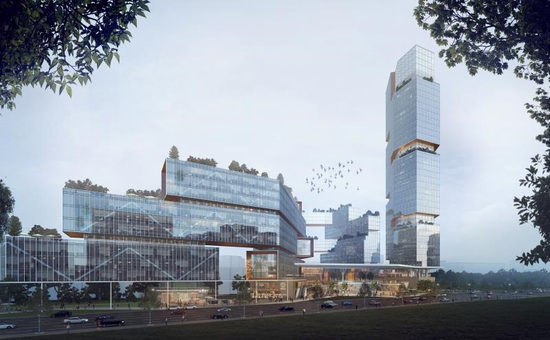 丝路新贸易创新中心项目效果图