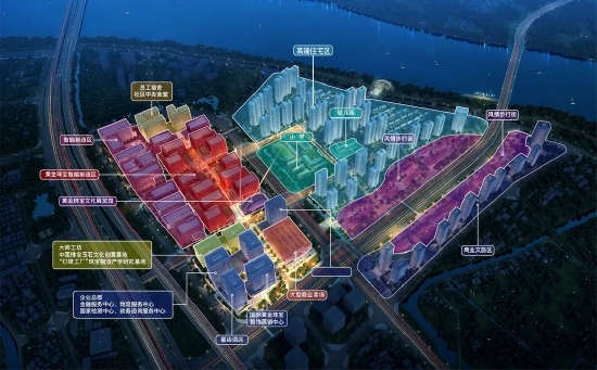 金福盛黄金珠宝时尚产业园规划全景图