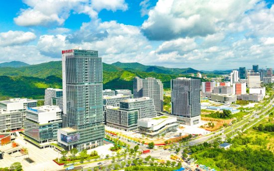 位于中新广州知识城信息技术创新园的中国纳米谷。李剑锋 摄