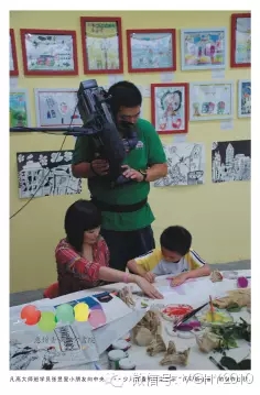 央视采访现场:惠州青少年宫校区