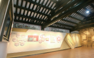 三字经文化展览馆内的中国启蒙文化叙述展厅。