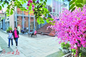 微改造之后的永庆坊干净整洁,文艺清新。广州日报全媒体记者 杨耀烨 摄