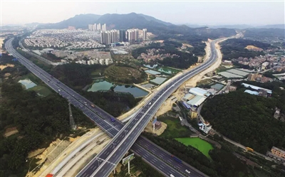 江门大道航拍图