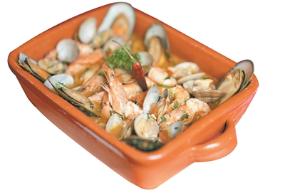 海鲜汤饭