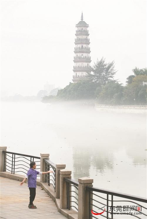 ■金鳌洲塔是“东莞文物八景”之一 通讯员 陈志强 摄