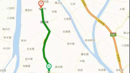走江珠高速,经斗门莲洲高速出口前往莲洲方向。