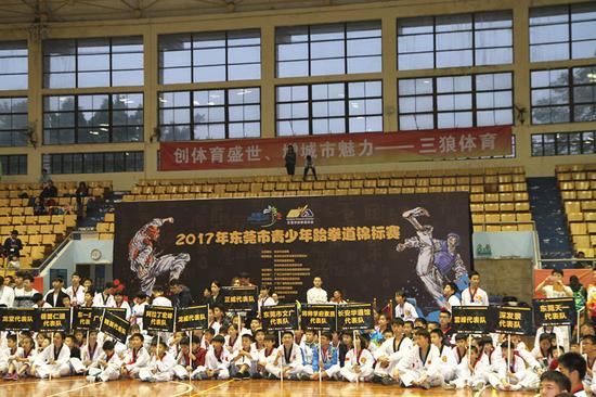 精彩绝伦 千名健儿决战2017东莞市青少年跆拳