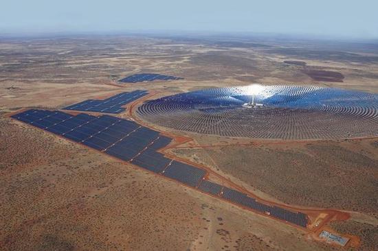 “太阳能储备（SolarReserve）公司”在非洲建立的Redstone太阳能项目。