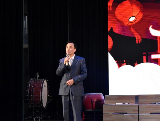 顺德区勒流江义中学校长胡和秋先生讲话