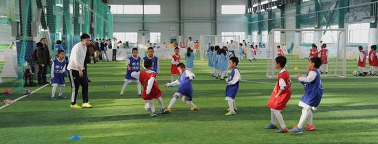 青少年足球训练营推动足球人才发展