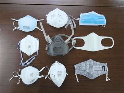 实验样品包括市场上常见的26款成人口罩和14款儿童口罩，主要检测口罩样品对颗粒污染物的过滤效果。