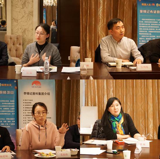 与会嘉宾针对未来公益趋势展开热烈讨论
(图中依次为:刘颖,侯明辉,张茹玮,覃研)