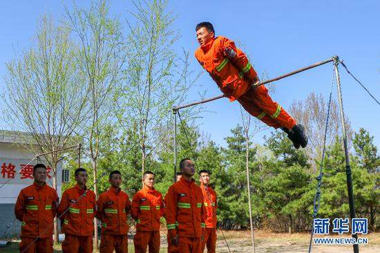 体能训练。