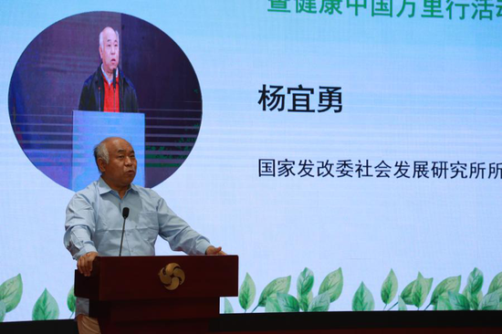 国家发改委社会发展研究所所长杨宜勇发言