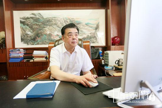 甘肃省商业科技研究所有限公司董事长杜建泉。高展 摄