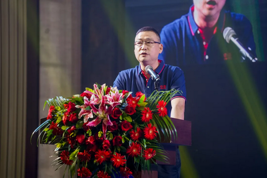 ▲中国茶叶股份有限公司党委委员、副总经理吴飞致辞
