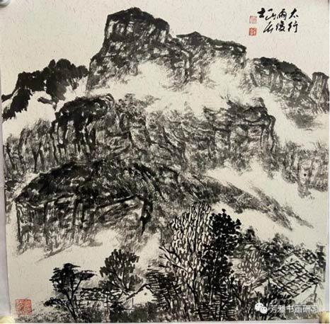 杨长喜 太行雨后 50*50CM