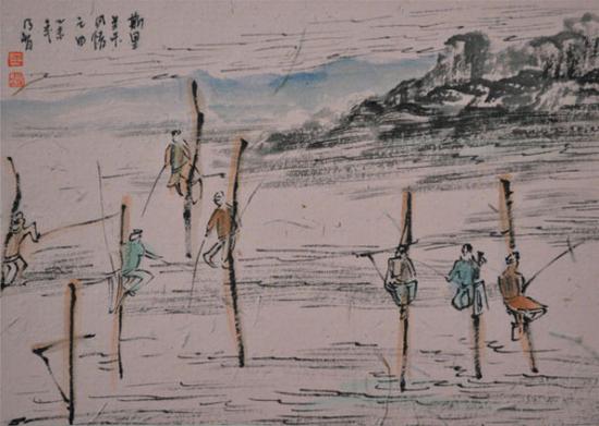 《斯里兰卡采风之风情》21cm×15cm 创组时间2015年