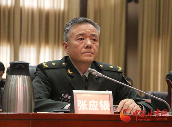 省军区副政委、省征兵工作领导小组副组长张应银讲话