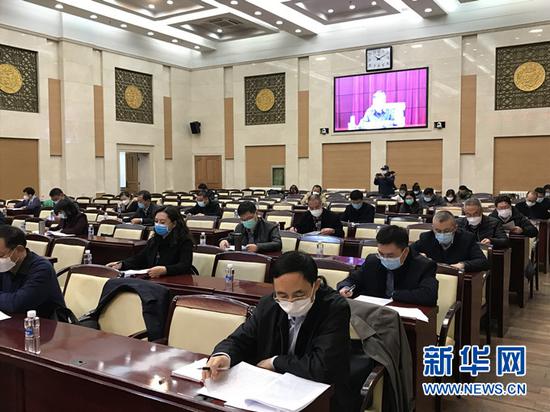 会议现场。新华社记者 程楠 摄