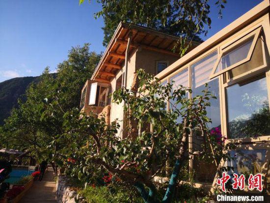 图为“山湾梦谷”田园综合体一景。