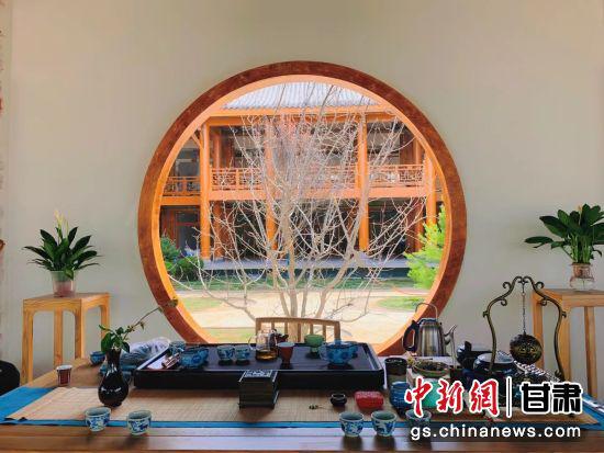 图为兰州天立学校一角。