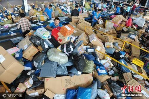 快递资料图。王彪 摄 图片来源:视觉中国
