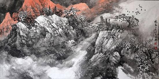 鸣晨 136x68 2019年