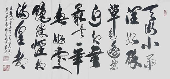 柳尧福作品 《唐韩愈〈早春呈水部张十八员外〉》