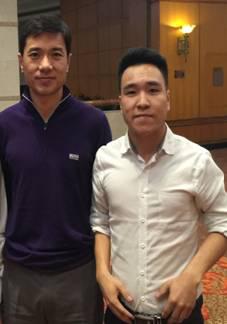 推手先生与百度创始人李彦宏合影
