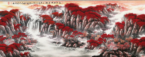 李来宝作品《江山如此多娇》