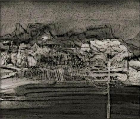 Night mountain 40x50cm 2019