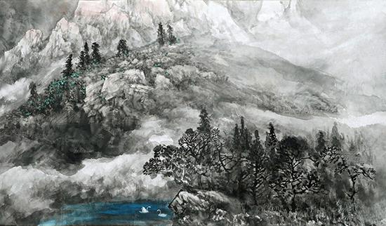 幽潭 136x68 2019年