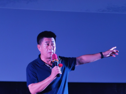 图:著名演员郭凯敏致辞