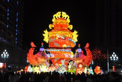 流光溢彩的灯展
