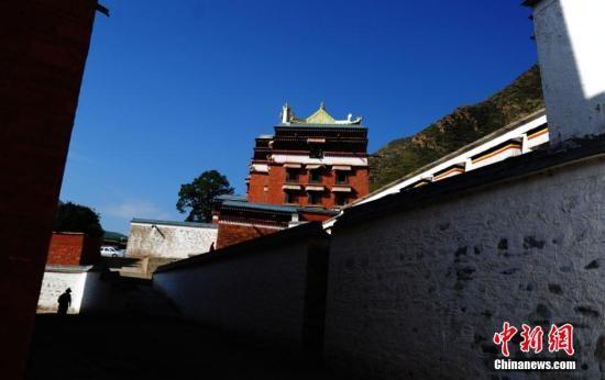 资料图:拉卜楞寺。 杨艳敏 摄