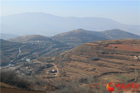 渭源县祁家庙镇山区景象