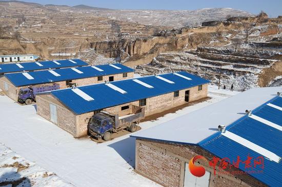 即将建成的红牛养殖场