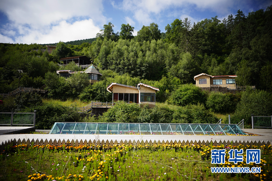 甘肃省甘南藏族自治州卓尼县博峪村一景。新华社记者邢广利 摄
