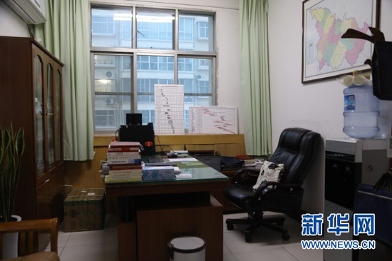 这是邱军的办公室(1月23日摄)。新华社记者 马莎 摄