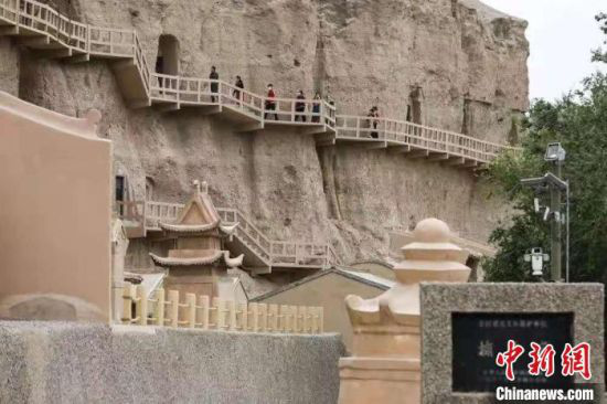图为榆林窟。(资料图)敦煌研究院供图