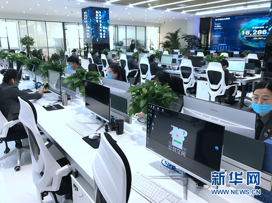 云创空间一角。新华社记者 程楠 摄