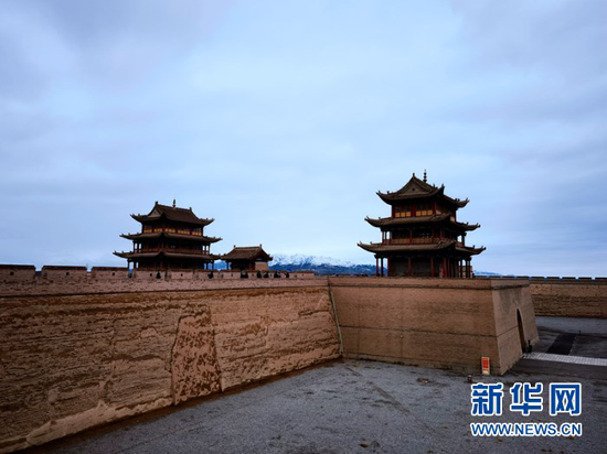 图为嘉峪关关城景区。新华网发(张静 摄)